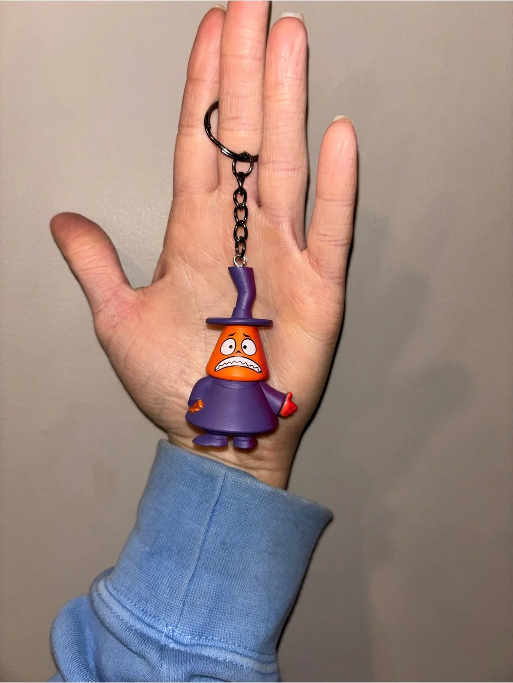 Disney Nightmare Before Christmas Lock Figure Keychain PVC Character Toy